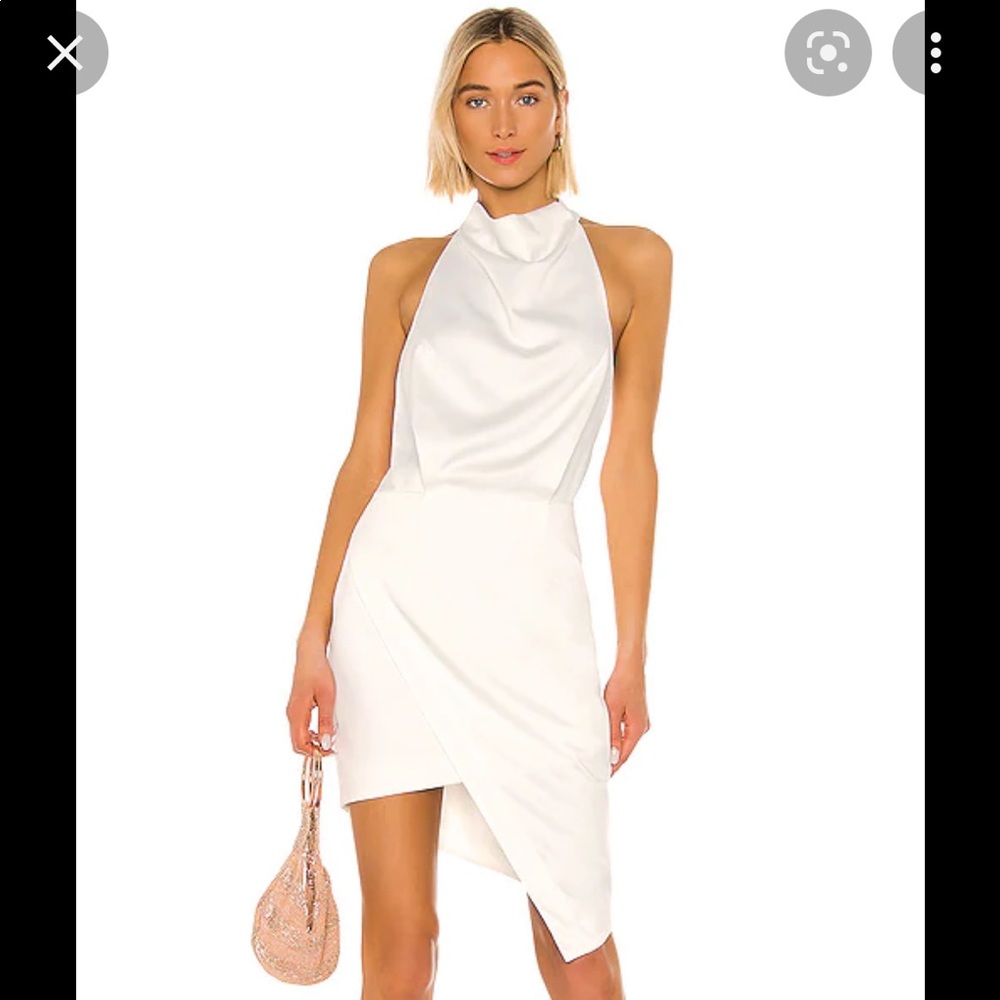 Elliatt camo dress in white